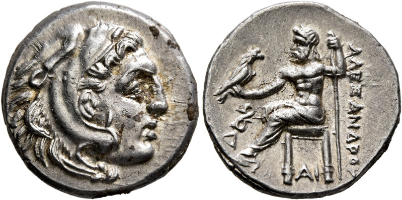 KINGS OF MACEDON. Alexander III ‘the Great’, 336-323 BC. Drachm (Silver, 18 mm, ...