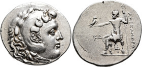 KINGS OF MACEDON. Alexander III ‘the Great’, 336-323 BC. Tetradrachm (Silver, 32 mm, 16.92 g, 12 h), Phaselis, CY 24 = 195/4. Head of Herakles to righ...