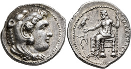 KINGS OF MACEDON. Alexander III ‘the Great’, 336-323 BC. Tetradrachm (Silver, 27 mm, 17.17 g, 4 h), Tarsos, struck under Menes or Philotas, circa 327-...
