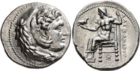 KINGS OF MACEDON. Alexander III ‘the Great’, 336-323 BC. Tetradrachm (Silver, 27 mm, 17.08 g, 3 h), Babylon, struck under Stamenes or Archon, circa 32...