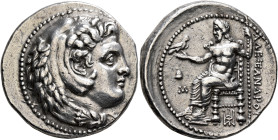 KINGS OF MACEDON. Alexander III ‘the Great’, 336-323 BC. Tetradrachm (Silver, 27 mm, 17.17 g, 12 h), Babylon, struck under Stamenes or Archon, circa 3...