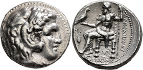 KINGS OF MACEDON. Alexander III ‘the Great’, 336-323 BC. Tetradrachm (Silver, 26 mm, 17.16 g, 12 h), Babylon, struck under Seleukos I, circa 311-300. ...