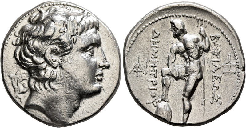 KINGS OF MACEDON. Demetrios I Poliorketes, 306-283 BC. Tetradrachm (Silver, 29 m...
