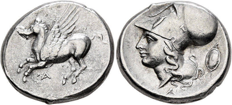 AKARNANIA. Argos Amphilochikon. Circa 330-280 BC. Stater (Silver, 22 mm, 8.33 g,...