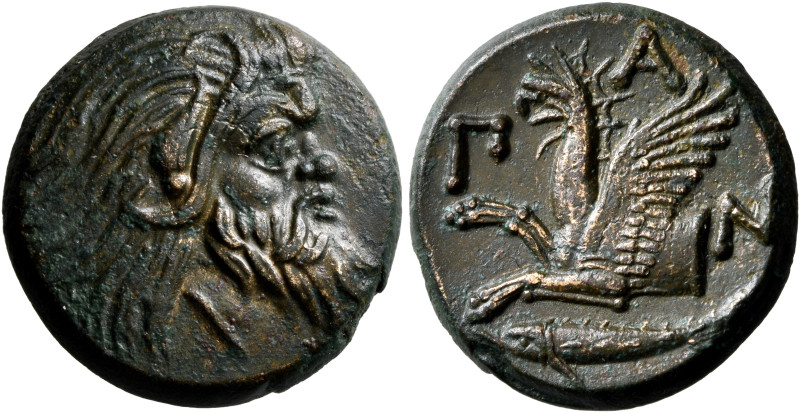 CIMMERIAN BOSPOROS. Pantikapaion. Circa 310-304/3 BC. AE (Bronze, 20 mm, 7.36 g,...