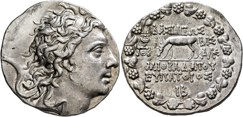 KINGS OF PONTOS. Mithradates VI Eupator, circa 120-63 BC. Tetradrachm (Silver, 3...