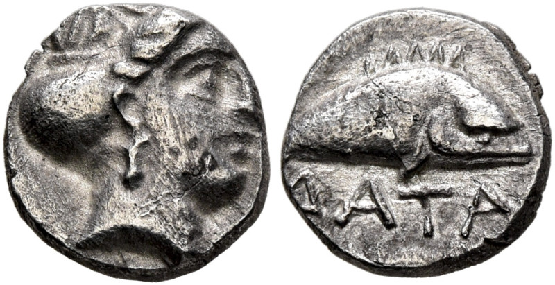 PAPHLAGONIA. Sinope. Datames, circa 370-360 BC. Obol (Silver, 8 mm, 0.72 g, 12 h...