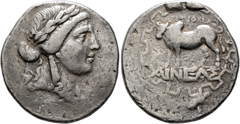 CARIA. Antioch ad Maeandrum. Circa 90/89-65/60 BC. Tetradrachm (Silver, 27 mm, 1...