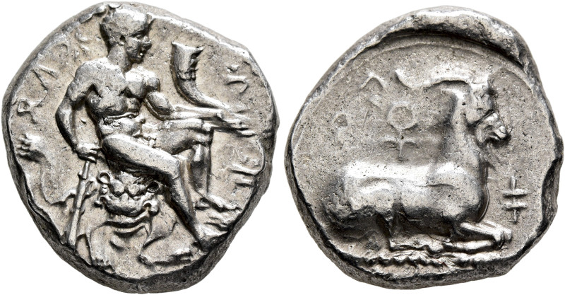 CYPRUS. Salamis. Evagoras I, circa 411-374 BC. Stater (Silver, 21 mm, 11.15 g, 6...