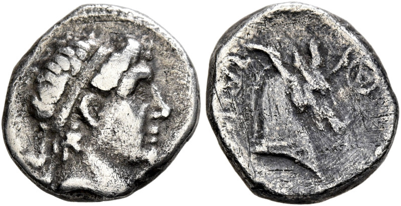 SELEUKID KINGS. Antiochos I Soter, 281-261 BC. Hemidrachm (Silver, 12 mm, 2.00 g...