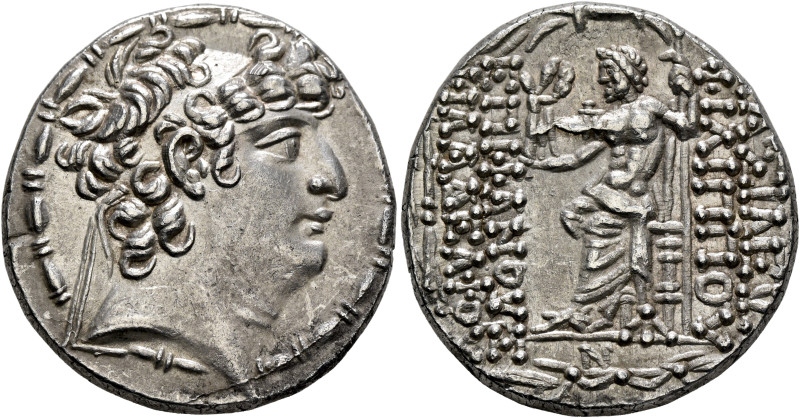 SELEUKID KINGS. Philip I Philadelphos, circa 95/4-76/5 BC. Tetradrachm (Silver, ...