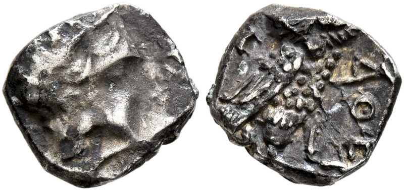 PHILISTIA (PALESTINE). Uncertain mint. Late 5th-early 4th century BC. M'h (Silve...