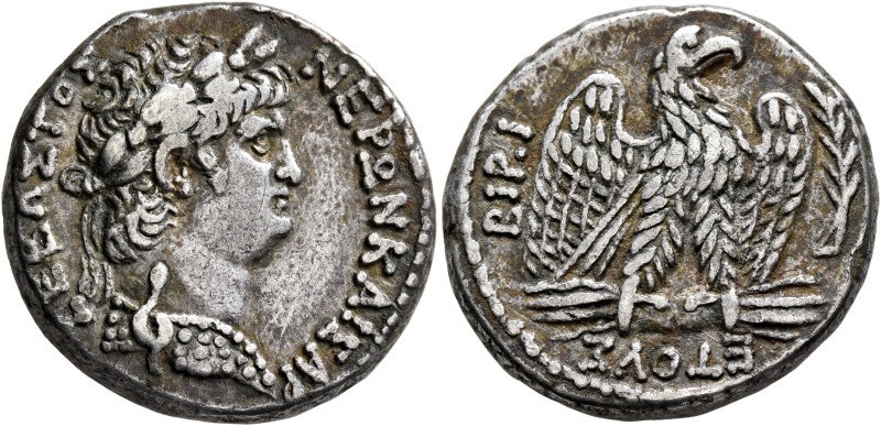 SYRIA, Seleucis and Pieria. Antioch. Nero, 54-68. Tetradrachm (Silver, 25 mm, 14...