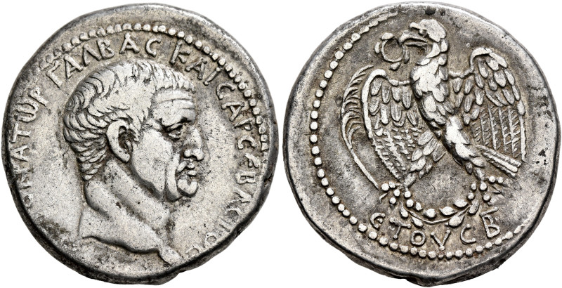 SYRIA, Seleucis and Pieria. Antioch. Galba, 68-69. Tetradrachm (Silver, 27 mm, 1...