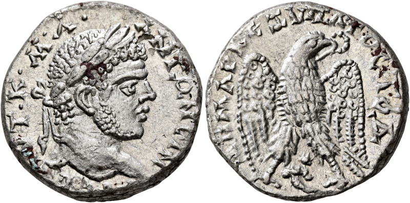 SYRIA, Seleucis and Pieria. Antioch. Caracalla, 198-217. Tetradrachm (Billon, 25...