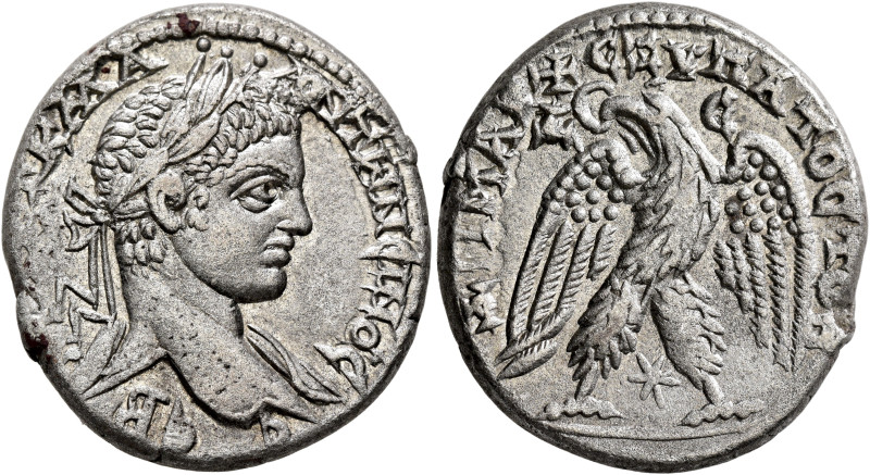 SYRIA, Seleucis and Pieria. Antioch. Elagabalus, 218-222. Tetradrachm (Billon, 2...