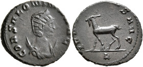 Salonina, Augusta, 254-268. Antoninianus (Bronze, 21 mm, 3.73 g, 11 h), Rome, 267-268. COR SALONINA AVG Diademed and draped bust of Salonina set on cr...