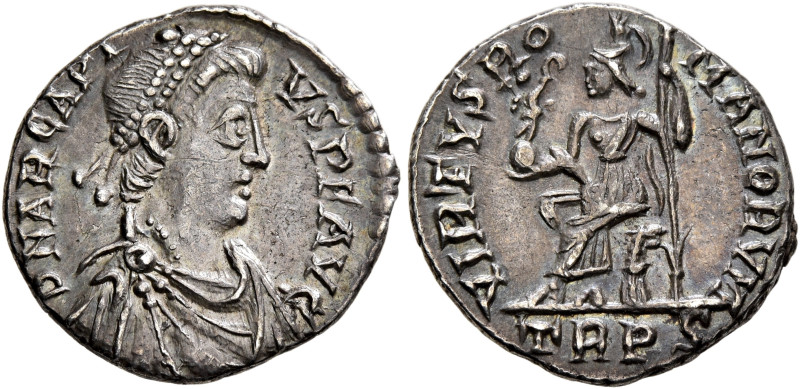 Arcadius, 383-408. Siliqua (Silver, 17 mm, 2.05 g, 6 h), Treveri, 392-395. D N A...
