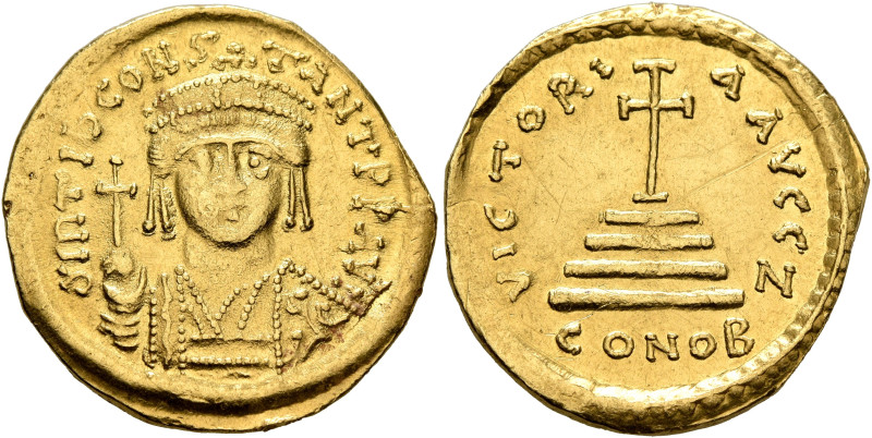 Tiberius II Constantine, 578-582. Solidus (Gold, 21 mm, 4.35 g, 6 h), Constantin...