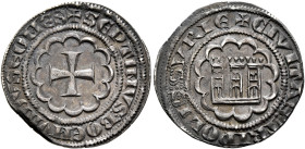 CRUSADERS. County of Tripoli. Bohémond VII, 1275-1287. Half Gros (Silver, 20 mm, 2.12 g, 6 h). ✠ SEPTIMVS:BOEMVNDVS COMES Cross in twelve-foil. Rev. ✠...