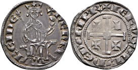 CRUSADERS. Lusignan Kingdom of Cyprus. Henry II, king of Cyprus & Jerusalem, 1285-1324. Gros (Silver, 26 mm, 4.63 g, 12 h), second reign, possibly Nic...