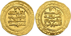 ISLAMIC, Persia (Pre-Seljuq). Kakwayhids. Faramurz, AH 433-443 / AD 1041-1051. Dinar (Gold, 23 mm, 3.50 g, 5 h), Isbahan (Isfahan), AH 435 = AD 1043/4...