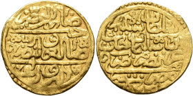 ISLAMIC, Ottoman Empire. Salim II, AH 974-982 / AD 1566-1574. Sultani (Gold, 21 mm, 3.41 g, 3 h), Misr, AH 974 = AD 1566/7. Within a circle, ‘ḍārib al...
