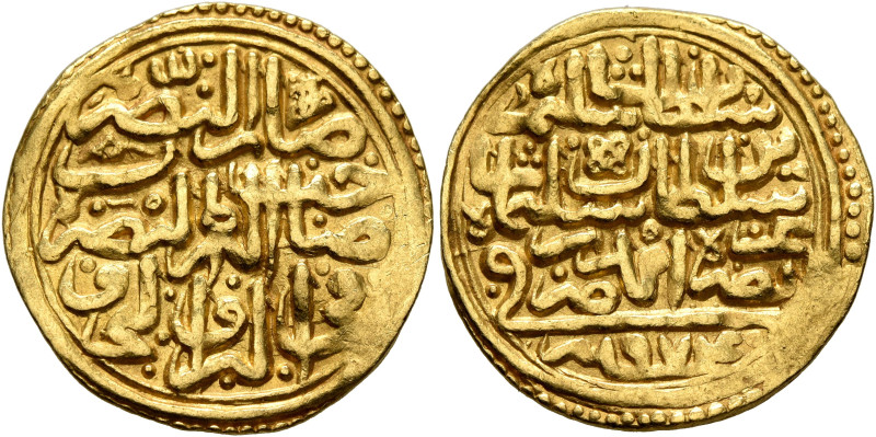 ISLAMIC, Ottoman Empire. Salim II, AH 974-982 / AD 1566-1574. Sultani (Gold, 20 ...