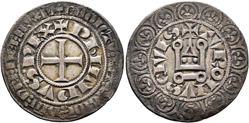 FRANCE, Royal. Philippe III le Hardi (the Bold), 1270–1285. Gros tournois (Silve...