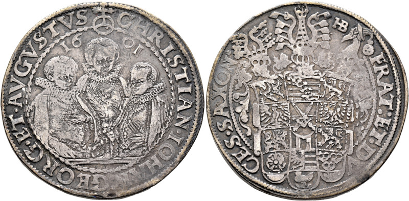 GERMANY. Sachsen-Albertinische Linie. Christian II, Johann Georg, and August, 15...