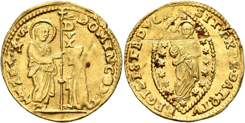 ITALY. Venezia (Venice). Domenico Contarini, 1659-1675. Zecchino (Gold, 22 mm, 3...