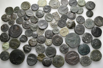 A lot containing 71 bronze coins. All: Greek. Fine to very fine. LOT SOLD AS IS, NO RETURNS. 71 coins in lot.


From a European collection, formed ...