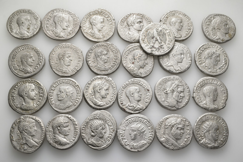 A lot containing 25 silver coins. All: Syro-Phoenician. Tetradrachms. Very fine....