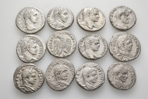 A lot containing 12 silver coins. All: Syro-Phoenician. Tetradrachms. About very fine to good very fine. LOT SOLD AS IS, NO RETURNS. 12 coins in lot....