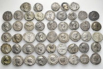 A lot containing 50 silver coins. All: Roman Imperial Denarii. Fine to good very fine. LOT SOLD AS IS, NO RETURNS. 50 coins in lot.


From the old ...