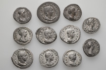 A lot containing 11 silver coins. All: Roman Imperial. Empresses. Very fine to extremely fine. LOT SOLD AS IS, NO RETURNS. 11 coins in lot.


From ...