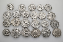 A lot containing 23 silver coins. All: Roman Imperial. Very fine to extremely fine. LOT SOLD AS IS, NO RETURNS. 23 coins in lot.


From a European ...