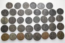A lot containing 38 bronze coins. All: Constantine I and his family. Folles. About very fine to good very fine. LOT SOLD AS IS, NO RETURNS. 38 coins i...