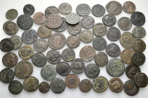 A lot containing 61 bronze coins. All: Roman Imperial. Folles. Fine to very fine. LOT SOLD AS IS, NO RETURNS. 61 coins in lot.


From the collectio...