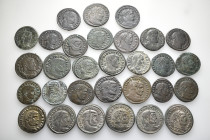 A lot containing 30 bronze coins. All: Roman Imperial Folles. About very fine to good very fine. LOT SOLD AS IS, NO RETURNS. 30 coins in lot.


Fro...