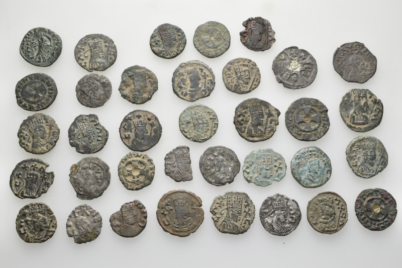 A lot containing 35 silver and bronze coins. All: Axumite. Fair to very fine. LO...