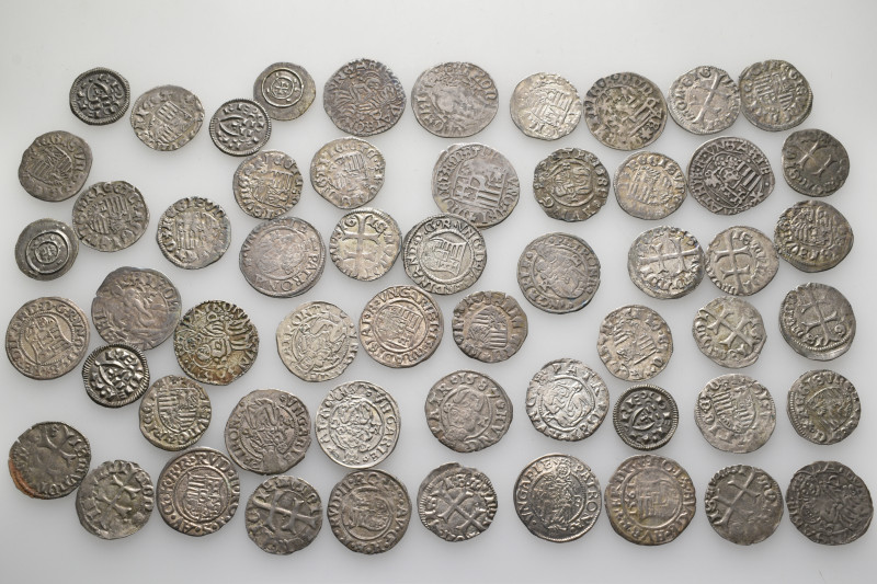 A lot containing 56 silver coins. All: Hungary. About very fine to extremely fin...