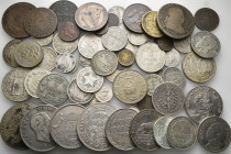 A lot containing 67 silver, bronze and copper nickel coins. All: World. Fine to good very fine. LOT SOLD AS IS, NO RETURNS. 67 coins in lot.


From...
