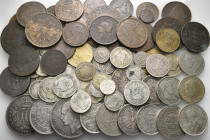 A lot containing 74 silver and bronze coins. All: World. About very fine to good very fine. LOT SOLD AS IS, NO RETURNS. 74 coins in lot.


From the...