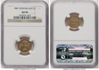 Newfoundland. Victoria gold 2 Dollars 1881 AU50 NGC, London mint, KM5. HID09801242017 © 2024 Heritage Auctions | All Rights Reserved