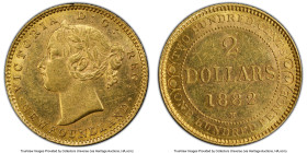 Newfoundland. Victoria gold 2 Dollars 1882-H MS61 PCGS, Heaton mint, KM5. HID09801242017 © 2024 Heritage Auctions | All Rights Reserved