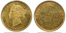 Newfoundland. Victoria gold 2 Dollars 1882-H MS61 PCGS, Heaton mint, KM5. HID09801242017 © 2024 Heritage Auctions | All Rights Reserved