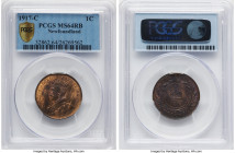 Newfoundland. George V Cent 1917-C MS64 Red and Brown PCGS, Ottawa mint, KM16. HID09801242017 © 2024 Heritage Auctions | All Rights Reserved