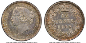 Victoria 10 Cents 1885 AU Details (Cleaned) PCGS, London mint, KM3. HID09801242017 © 2024 Heritage Auctions | All Rights Reserved