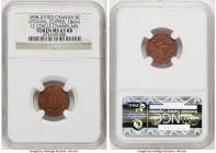 Victoria copper "Le Cercle Champlain" 5 Cents Token 1898-Dated MS63 Red and Brown NGC, 18mm. Ottawa. HID09801242017 © 2024 Heritage Auctions | All Rig...